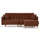 thumbnail image 2 of Sala Modular Sofá Cama Reversible De Lino Chocolate Modelo Avocata, 2 of 6