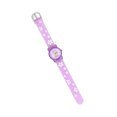 thumbnail image 4 of Relojes de pulsera para niñas Dibujos animados lindos en 3D Relojes educativos coloridos impermeables para niñas mayores de 3 años Púrpura, 4 of 12