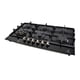 thumbnail image 2 of Parrilla de gas SUPRA Diamond Glass 6 quemadores 1 quemador DOBLE FLAMA cristal templado negro, 2 of 7