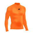 thumbnail image 2 of Playera Deportiva Manga Larga Unisex Licra de Compresion Comoda y Fresca naranja CH ZAPARI Licra Deportiva, 2 of 8