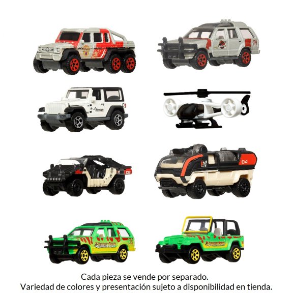Vehículo de Juguete Mattel Matchbox Jurassic World Auto Básico