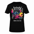 thumbnail image 1 of Playera de Stitch para Caballero, con Estampados de Stitch y Frase Negro Talla M, 1 of 4