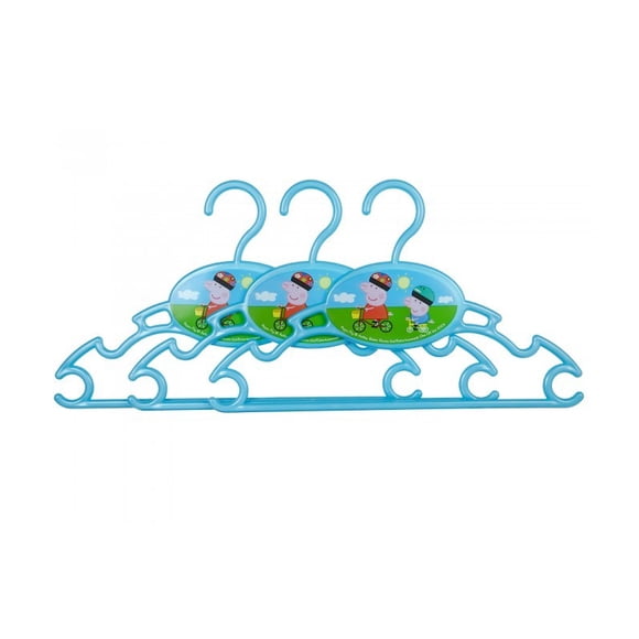 Gancho para Ropa Peppa Pig 48662 3 piezas Azul