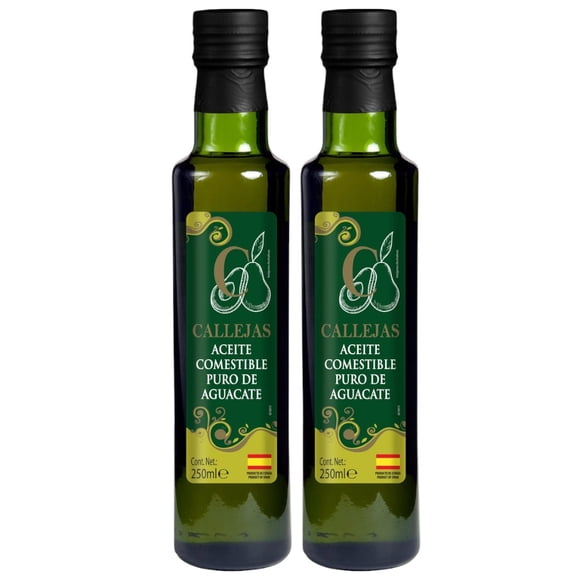 Aceite Comestible Puro de Aguacate 2 Pack de 250ml c/u