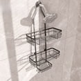 thumbnail image 1 of Estante Organizador para Ducha, Rack de Almacenamiento Colgante con Drenaje, Cesta Organizadora para Baño con Acero, 34x24.5x5.8cm para Almacenar Champú y Acondicionador., 1 of 6