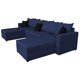 thumbnail image 3 of Sala Esquinera Modular en U El Bazar Store Lisboa Lino Azul Marino 180x330x180 cm 3 Piezas, 3 of 4