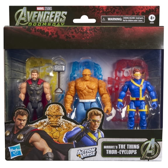 Set de Figuras de Acción Hasbro Marvel Avengers ActionVerse Multipack