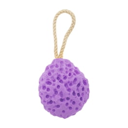 Esponja de baño de loofah con panal de 1 pieza para el baño en morado