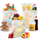 thumbnail image 1 of Bolsa para Frutas y Verduras o Juguetes Reutilizable Lavable Ecologica Blanca 20pz, 1 of 4