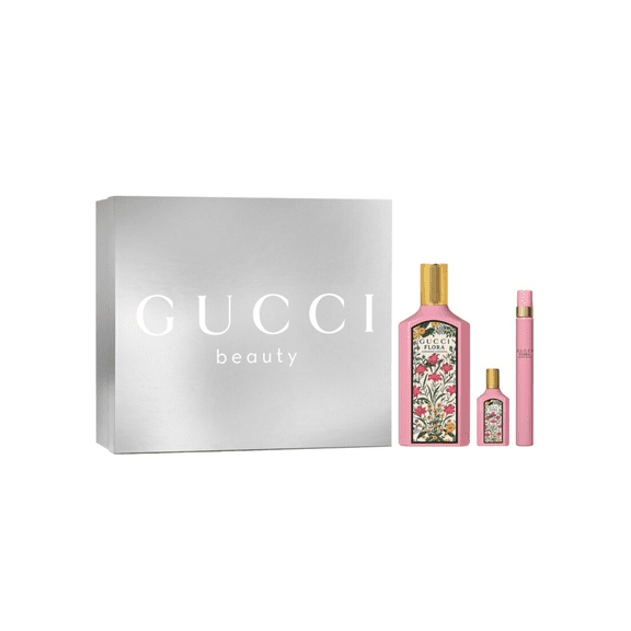 Set de 3 piezas de perfume Gucci Flora Gardenia, 100 ml, para mujer