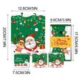 thumbnail image 3 of MTBLYS Caja sorpresa navideña para dinero | 1 caja plegable para dinero con bolsa de regalo | Soporte para billetes navideño DIY | Adorno navideño festivo de Papá Noel con diseño de escena nevada, 3 of 8