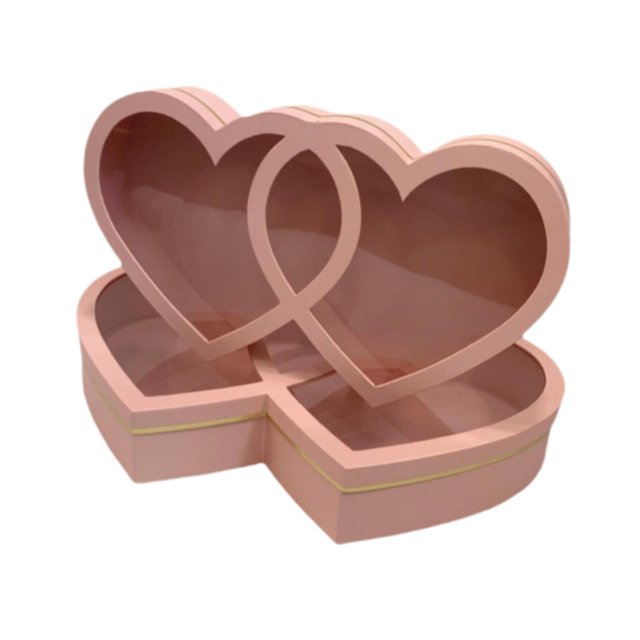 Caja de regalo de 2 piezas para San Valentín, regalos para el Día de la Madre, cumpleaños Rosa