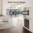 thumbnail image 3 of HOMOUNT Soporte de Pared para TV de Brazo Largo de Movimiento Completo para TVs de 42"-75", Soporte de Esquina para TV con Brazo de Extensión de 37.9", Soporte para TV con Giro Articulado E, 3 of 8