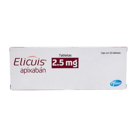 Elicuis 2.5 mg 20 tabletas