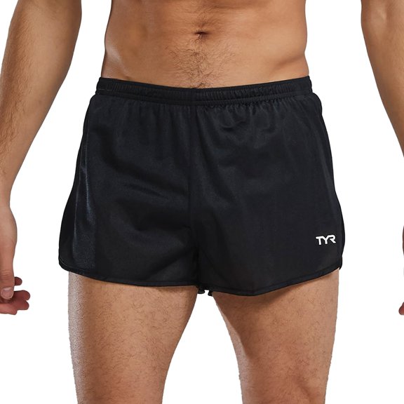 Short de natación TYR Resistance para hombre - Negro