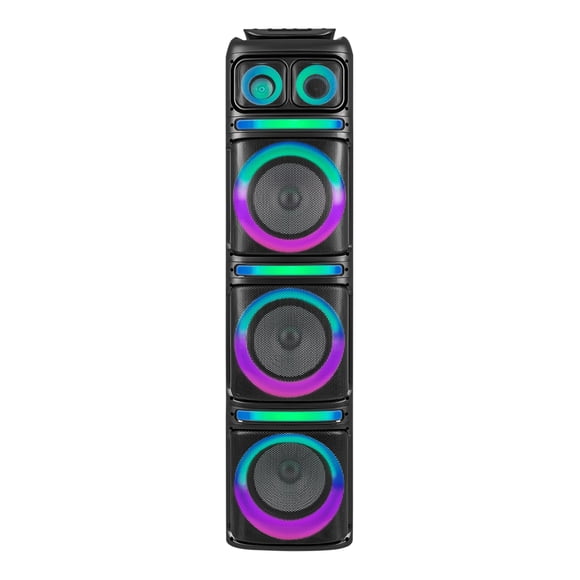One body activo 3X10 pulgadas + TW 1 pulgada + MD 3 pulgadas Kaiser Circle light Bluetooth 170W RMS Case madera KDS-1206