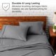 thumbnail image 5 of Juego de Fundas de Almohada Bare Home Colección Premium 1800 Doble Cepillado Ultra Suave Tamaño Estándar Gris 2 Unidades, 5 of 7