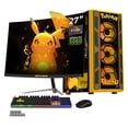 thumbnail image 1 of PC Gamer Completa Xtreme PC Gaming NVIDIA GeForce RTX 5060 Ryzen 7 5700 16GB SSD 1TB Monitor Curvo 27 180Hz WIFI Pikachu Edition gaming 1080p, estudios y multitarea, 1 of 6