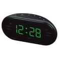 thumbnail image 2 of Despertador dual digital FM con sintonización digital 522 ~ 1620KHZ enchufe UU Verde Sunnimix Reloj despertador digital LED, 2 of 3