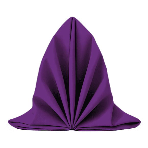 Servilletas En Tela 40 x 40 cm Paquete Con 20 piezas Morado