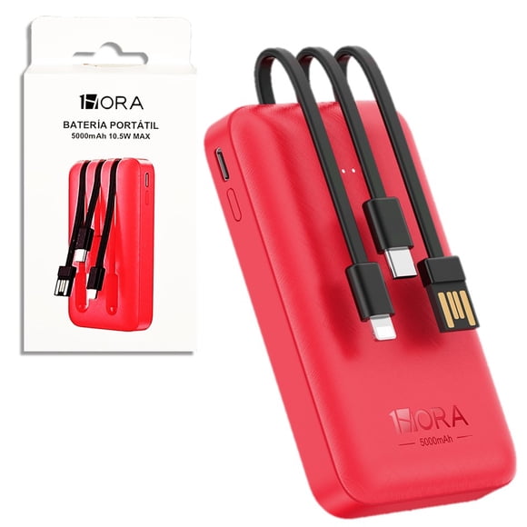 Power Bank Batería Portátil 5000 mAh 10.5W