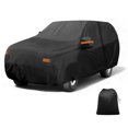 thumbnail image 1 of Funda de coche Unique Bargains 210D-PU Oxford, impermeable y a prueba de viento, con cremallera en la puerta del conductor, negra para Lincoln Navigator, 1 of 7