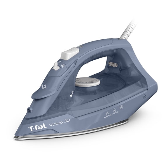 Plancha de Vapor Tfal Cerámica Virtuo 30 Auto Off FV2C67X0 Azul