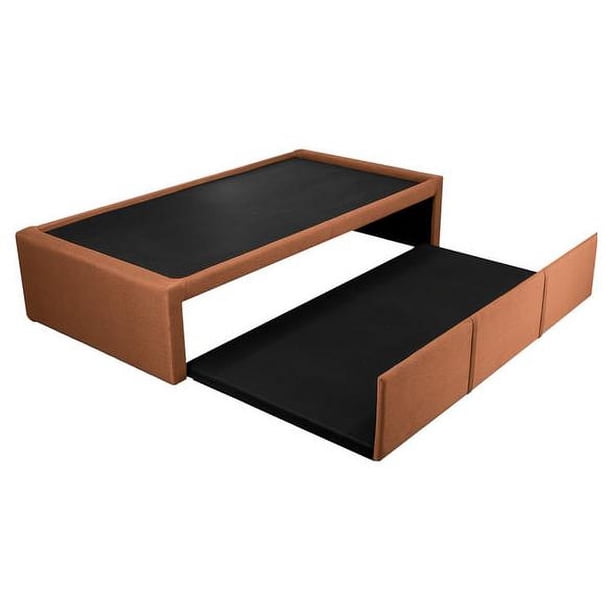 Cama Doble Individual Atlas Atlas del Descanso Naranja