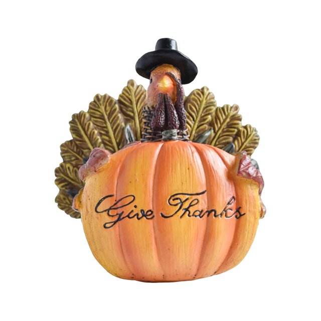 Harvest Scarecrow figura con Wheat y calabaza - otoño otoño de sobremesa decoración para el hogar, oficina, o Acción de Gracias exhibición