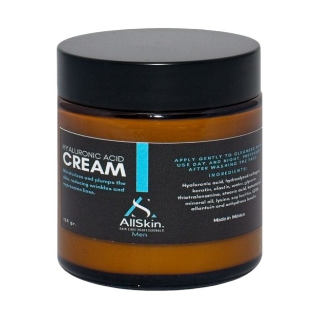 Crema facial recomendada para prevenir signos de la edad de día y noche para hombre con ácido hialurónico