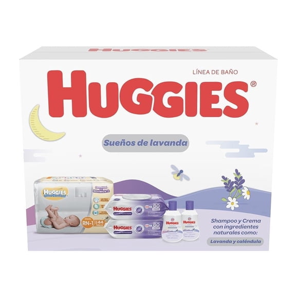 Set para Bebé Huggies Sueños de Lavanda