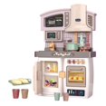 thumbnail image 2 of Juego de cocina de simulación para , educativo con música y luces, juego de cocina para juguetes de aprendizaje de cumpleaños, juego interactivo, Violeta, 2 of 8