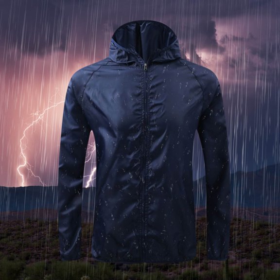 Chaqueta Impermeable onlyliua Transpirable con Capucha Ligera para Mujer