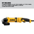 thumbnail image 3 of Amoladora angular DEWALT DWE43116 de 115 mm a 125 mm con interruptor de gatillo, 3 of 7