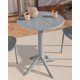 thumbnail image 1 of Mesa Redonda Tipo Bistró para Interior y Exterior 60 cm con Base Central – Diseño Moderno Jardín EKE Life Home, 1 of 5