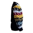 thumbnail image 3 of Suéter Navideño para Hombre Harry Potter Casas de Hogwarts Ugly Sweater Negro, Talla M, 3 of 6