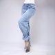 thumbnail image 4 of Pantalón Recto Tiro Alto Mezclilla 100% Algodón Jeans Dama, 4 of 6