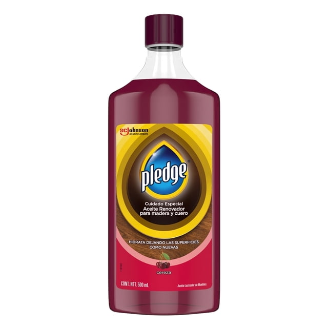 Aceite lustrador de muebles Pledge renovador aroma cereza 500 ml