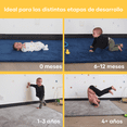thumbnail image 5 of Tapete para Bebé Niños de Memory Foam, Suave Espuma Tapete de Gateo para Juego, Acolchado Antideslizante, 150 x 200 cm. (Azul Navy), 5 of 5