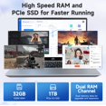 thumbnail image 3 of Laptop NIMO N154 Intel Core i3-1215U 32GB RAM 1024 GB SSD 15.6 Pulgadas FHD Silver, 3 of 5