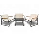 thumbnail image 1 of Juego de Sala de Jardin para Exteriores Textilene Madera beige Grande, 1 of 7