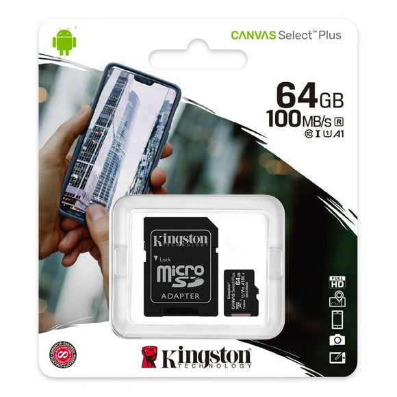Micro SD Kingston de 64 Gb Clase 10