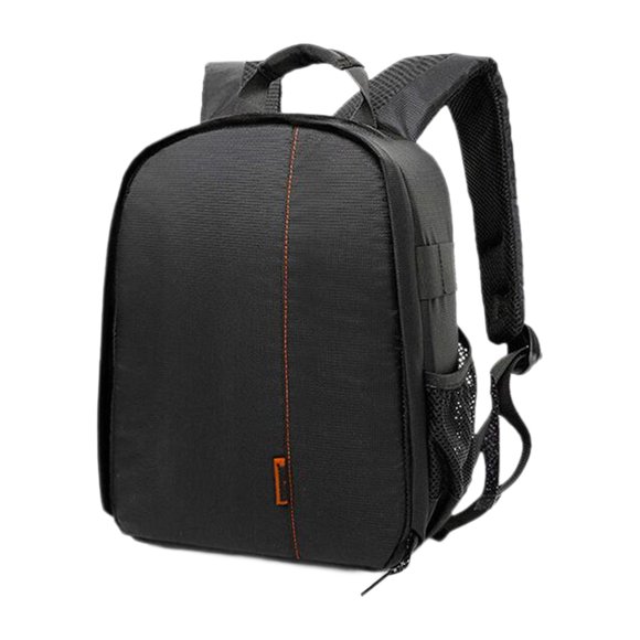 Mochilas para cámara,Mochila para cámara DSLR SLR Bolsa para cámara Fotógrafos,Mochila de viaje para fotografía impermeable para mujeres y hombres,Estuche para cámara Mochila negro naranja