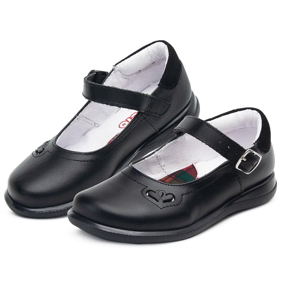 Zapato Escolar Chabelo Piel Negro He Billa Para Niña 18.5