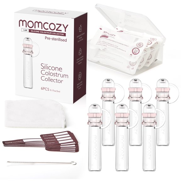 Recolector de Calostro Momcozy Reutilizable de 5ml 6 Piezas