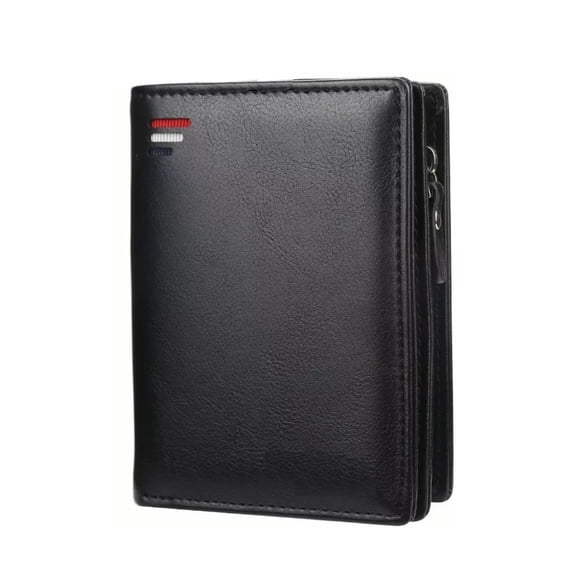 Cartera Minimalista Para Hombre Negra