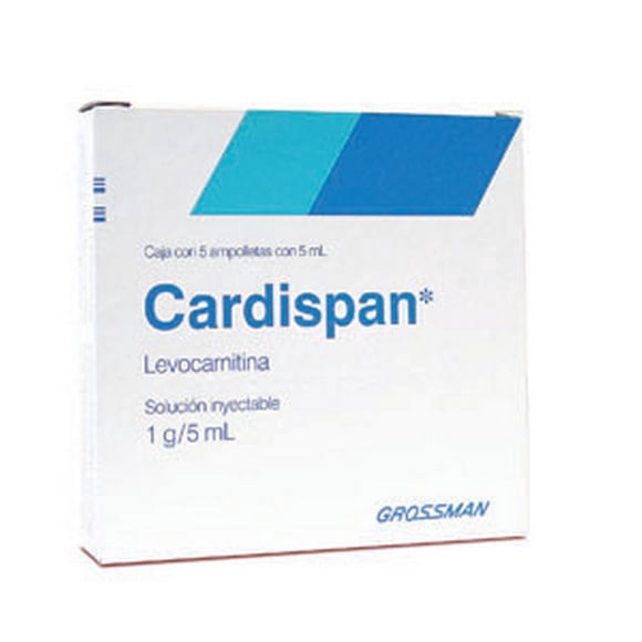 Cardispan solución inyectable 5 pzas de 5 ml c/u