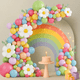 thumbnail image 3 of Guirnalda Globos Margarita Colores Decor Fiestas Cumpleaños Xtellar multicolor, 3 of 4