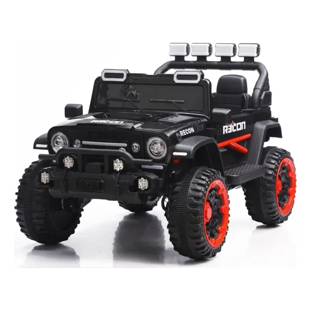 The Baby Shop Carro Montable Eléctrico Negro C/ Karaoke Camioneta 4x4 Niño