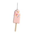 thumbnail image 4 of Adornos para árbol de Navidad, decoraciones navideñas, bricolaje, lindo y dulce adorno para árbol de Navidad. Helado de palito rosa, 4 of 9